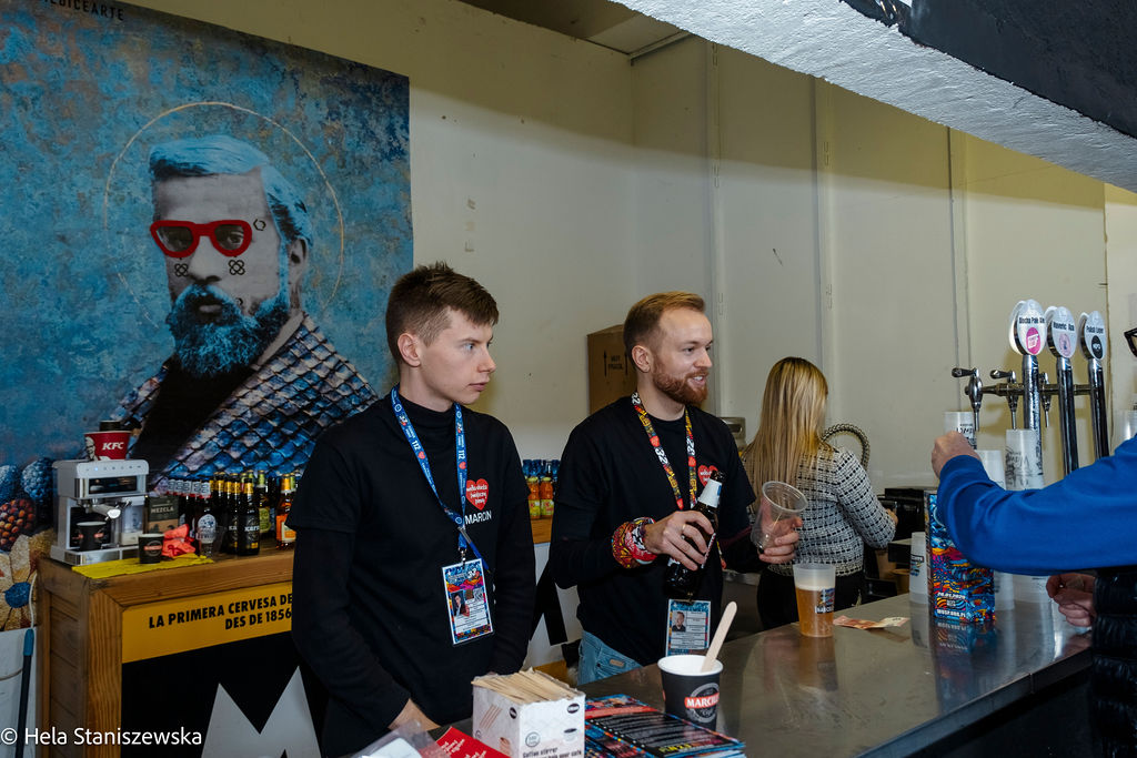 Wolontariusze Marcin, Mateusz, Patrycja